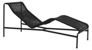 HAY Zahradní lehátko Palissade Cord Chaise Longue, Anthracite
