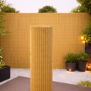 Umělá PVC rákosová rohož/zástěna BestBerg BBGD-23Y / 2 × 3 m / přírodní