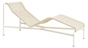 HAY Zahradní lehátko Palissade Cord Chaise Longue, Cream White