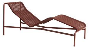 HAY Zahradní lehátko Palissade Cord Chaise Longue, Iron Red