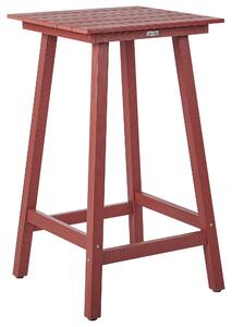 Zahradní barový stůl ADIRONDACK 60 cm 59 cm Syntetický materiál Červená