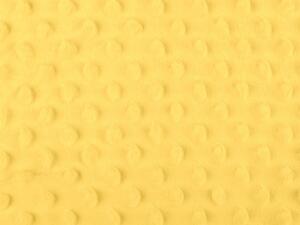 Minky s 3D puntíky SAN METRÁŽ - 13 (82) žlutá světlá