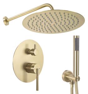Podomítková sprchová sada Rea Argon Gold Brush + BOX