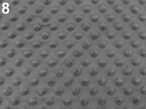 Minky s 3D puntíky SAN METRÁŽ - 8 (36) šedá