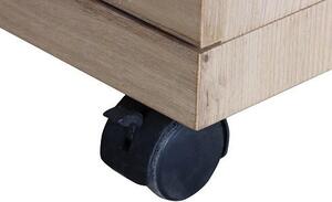 PSACÍ STŮL, černá, barvy dubu, 140/60/76 cm Venda - Kancelářské stoly