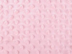 Minky s 3D puntíky SAN METRÁŽ - 11 (43) růžová sv