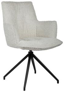 ŽIDLE S PODRUČKAMI, železo, žinylka, černá, béžová Ambia Home - Jídelní židle