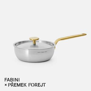 Fabini Kónický rendlík FABINI & Forejt, ø 20 cm (1,5 l) - Nerezový beznýtový rendlík z vícevrstvé nerezové oceli s poklicí