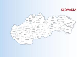 Tapeta mapa Slovenska