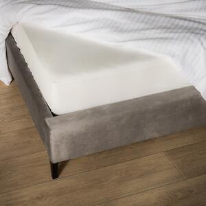 KONTREXT šedá postel s roštem 160x200 cm