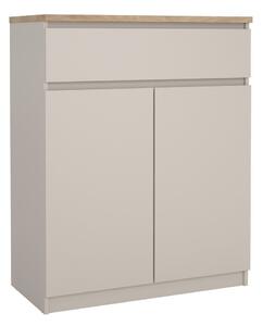 Krémová komoda 80x100x40 cm Naia – Tvilum