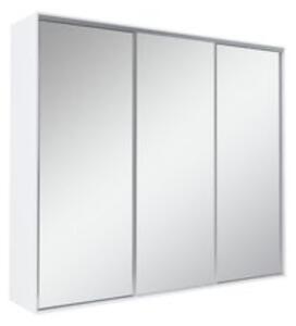 Šatní skříň Grande 254 3ks zrcadel Barva: – bílá