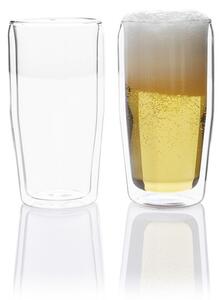 ERNESTO® Sada dvoustěnných sklenic, 2dílná (pivo) (100364289001)