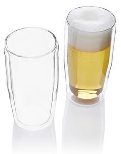 ERNESTO® Sada dvoustěnných sklenic, 2dílná (pivo) (100364289001)