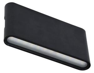 Ecolite ZFP12-CR - LED Venkovní nástěnné svítidlo BRICK 2xLED/6W/230V IP65 černá