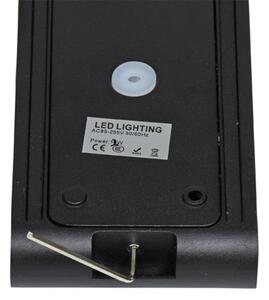 Ecolite ZFP12-CR - LED Venkovní nástěnné svítidlo BRICK 2xLED/6W/230V IP65 černá