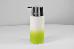 Kontrast Dávkovač na mýdlo PERIDOT zeleno-bílý