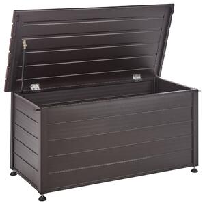 Úložný box CAMPALTO 123 cm 60 cm Kov Tmavě hnědá