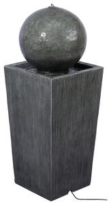 Dobar Zahradní fontána s LED osvětlením (Apollon/šedá) (100375739001)