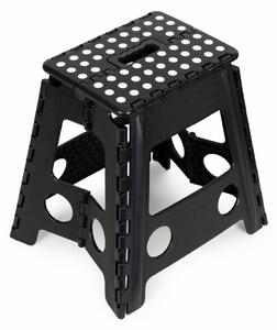 MODERNHOME Skládací stolička TABOR 39 cm černá