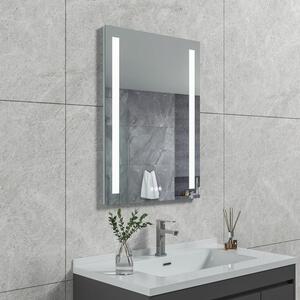 EBS Mars Zrcadlo 60 x 80 cm s LED osvětlením a dotykovými tlačítky