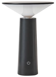 LED bezdrátová stolní lampa LEVIRA se stmívačem Kov Černá