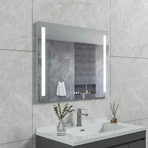 EBS Mars Zrcadlo 90 x 70 cm s LED osvětlením a dotykovými tlačítky
