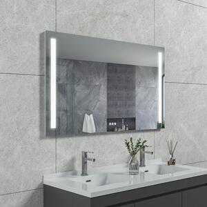 EBS Mars Zrcadlo 120 x 70 cm s LED osvětlením a dotykovými tlačítky MARSZ12070
