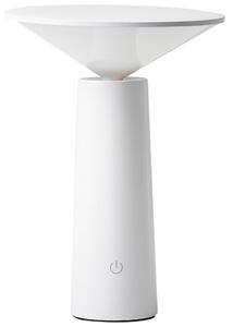 LED bezdrátová stolní lampa LEVIRA se stmívačem Kov Bílá