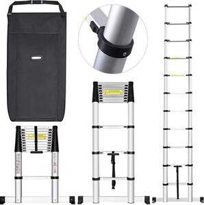 Teleskopický žebřík HIGHER ML-1032P, 1x11, délka 320 cm
