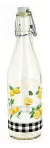 Toro Skleněná láhev s patentním uzávěrem 540ml citron