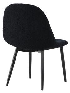 Dětská židle Polar, 2ks, černá, 41.5x43x62