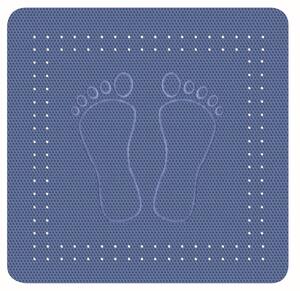 Protiskluzová podložka do vany Kleine Wolke Foot modrá 55x55 cm 4388720002