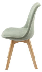 Jídelní židle AMANZA buk/zelená