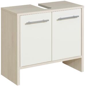 SKŘÍŇKA POD UMYVADLO, bílá, barvy pinie, 62,0/54,3/28,0 cm Carryhome - Koupelnové série