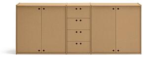 Komoda v přírodní barvě 197x80x40 cm Wally – Teulat