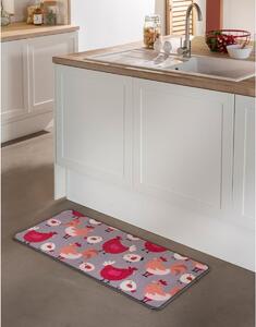 Kuchyňský koberec s motivem slepiček