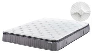 Matrace s gelovou paměťovou pěnou a taštičkovými pružinami COOL HYBRID 7 PRO H2/3 středně tvrdá 160 x 200 cm