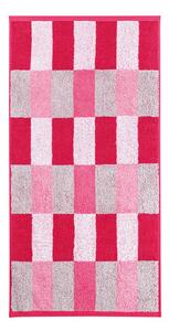 Kleine Wolke Ručník, 50 x 100 cm, 100 % bavlna (červená kostka) (100370830002)