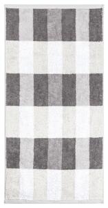 Kleine Wolke Osuška, 70 x 140 cm, 100 % bavlna (šedá kostka) (100370860004)