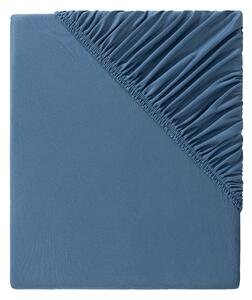 LIVARNO home Žerzejové napínací prostěradlo, 90–100 x 200 cm (modrá) (100371099002)