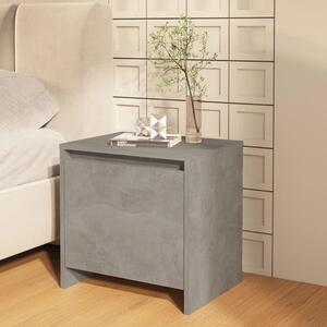 Noční stolek betonově šedý 45 x 34 x 44,5 cm dřevotříska