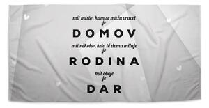 Sablio Ručník Domov 5 - 30x50 cm