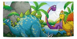 Sablio Ručník Dinosauři 3 - 30x50 cm