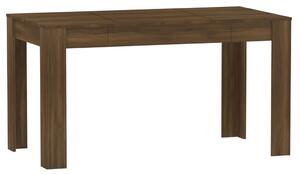 Jídelní stůl hnědý dub 140 x 74,5 x 76 cm kompozitní dřevo