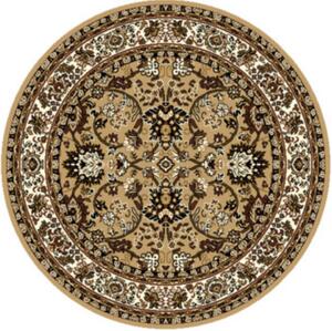 Kusový koberec TEHERAN T-117 beige kruh Kruh Ø 160 cm