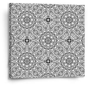 Sablio Obraz Bílé mehendi - 50x50 cm