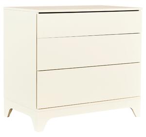 Světle žlutá přebalovací komoda Quax Tsugi 96 x 58 cm