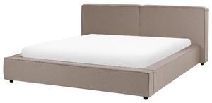 Postel Tkanina LINARDS 180 x 200 cm Taupe