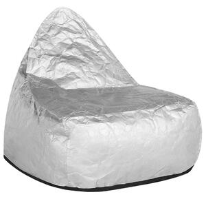 Sedací vak 200 L DROP 63 cm 75 cm Stříbrná